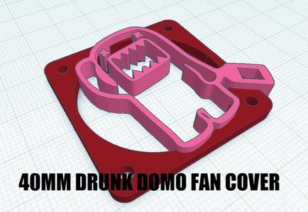 40MM DRUNK DOMO FAN COVER
