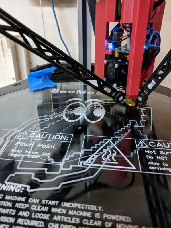 Slim Rostock Max v3 Fan for 713Maker Mounts