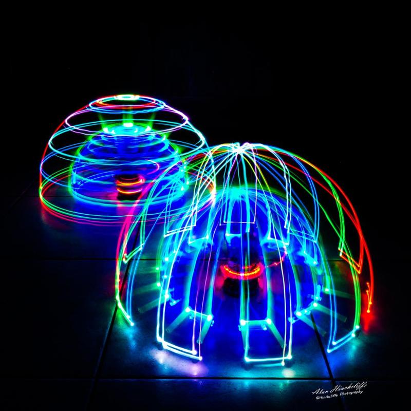 Light painting robot