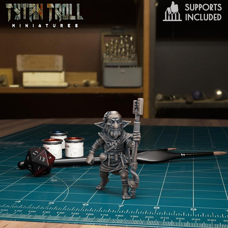 DnD Heroes - Goblin Male Mage [Pre-Supported]