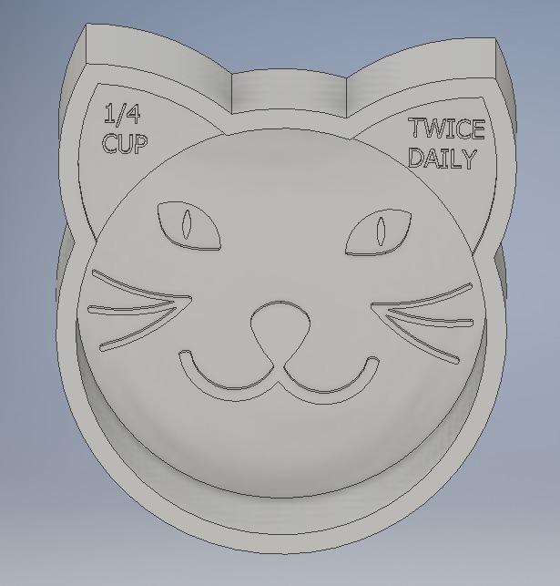 Cat Food Scoop 1/4 Cup