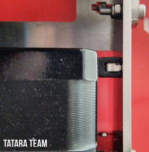 Customizable spacer rear Y motor Holder to Nema 17 motor for Tatara steel frame V100 