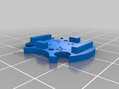 LED Holder for Pirahna Super-Flux RGB LEDs and Williams/Bally Pop Bumper Bodies