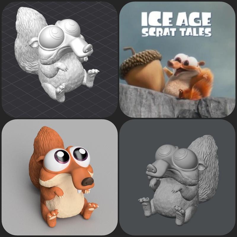 Baby Scrat Single colour