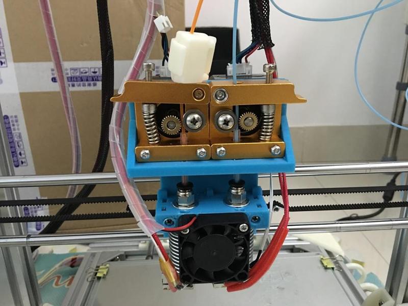 Dual Extruder(E3D V6, MK8, 17HS3401-23, 3010 Fan) for Anet A8