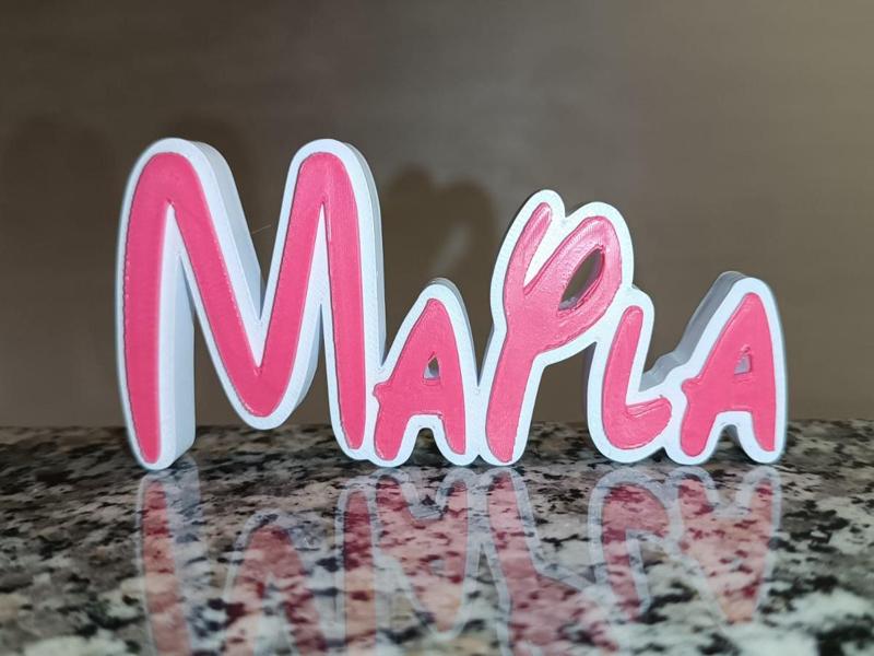 Mayla Disney Name Sign Decorated Room child Birth