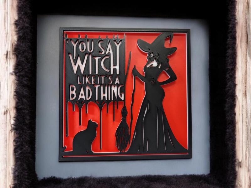 Bad Witch - Halloween Wall Art