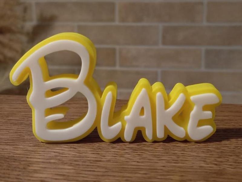 Blake Disney Name Sign Decorated Room child Birth