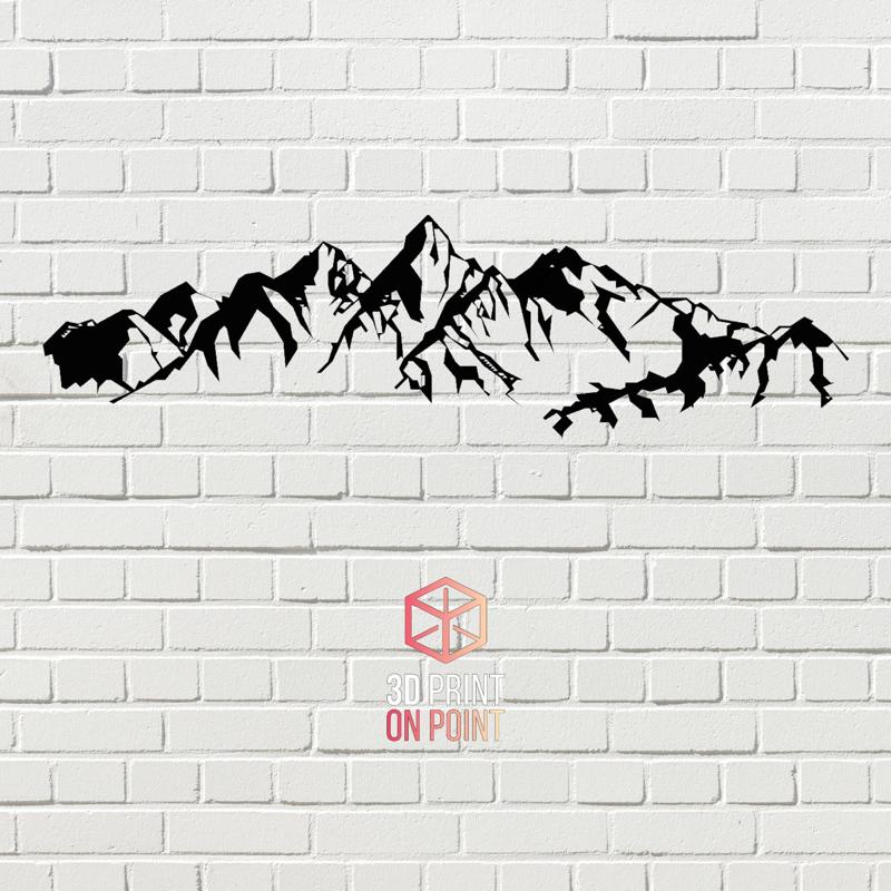 MOUNTAIN LANDSCAPE | 2D WALL ART #6