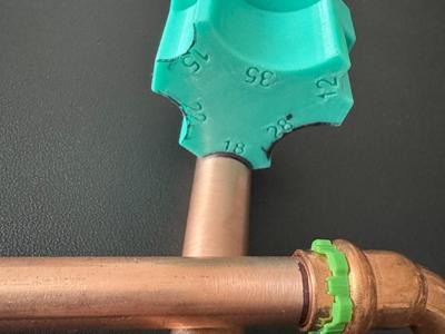 Marking gauge ETmin for press connections