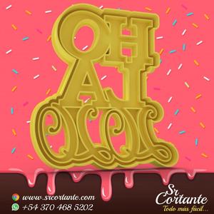 CUTTER OF COOKIES MERRY CHRISTMAS NEW YEAR