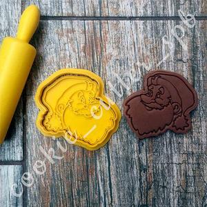 Cookie cutter santa