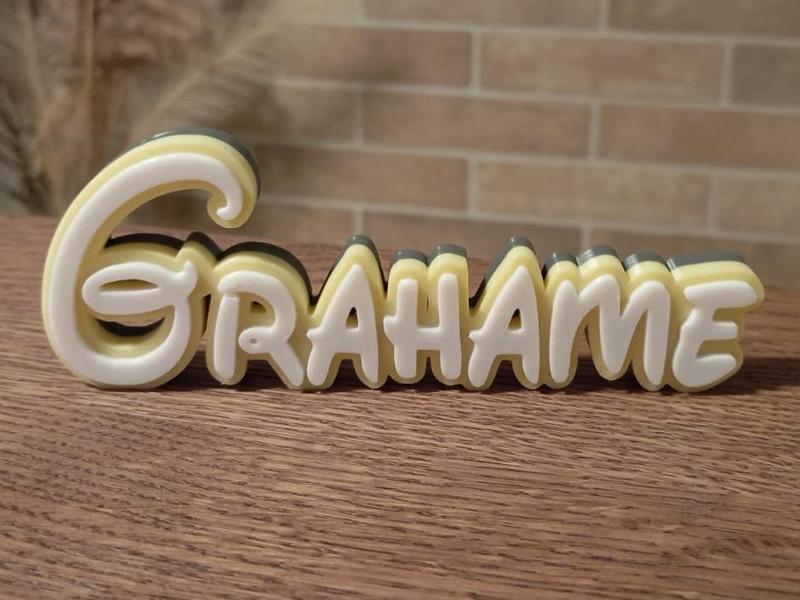 Grahame Disney Name Sign Decorate Room child Birth