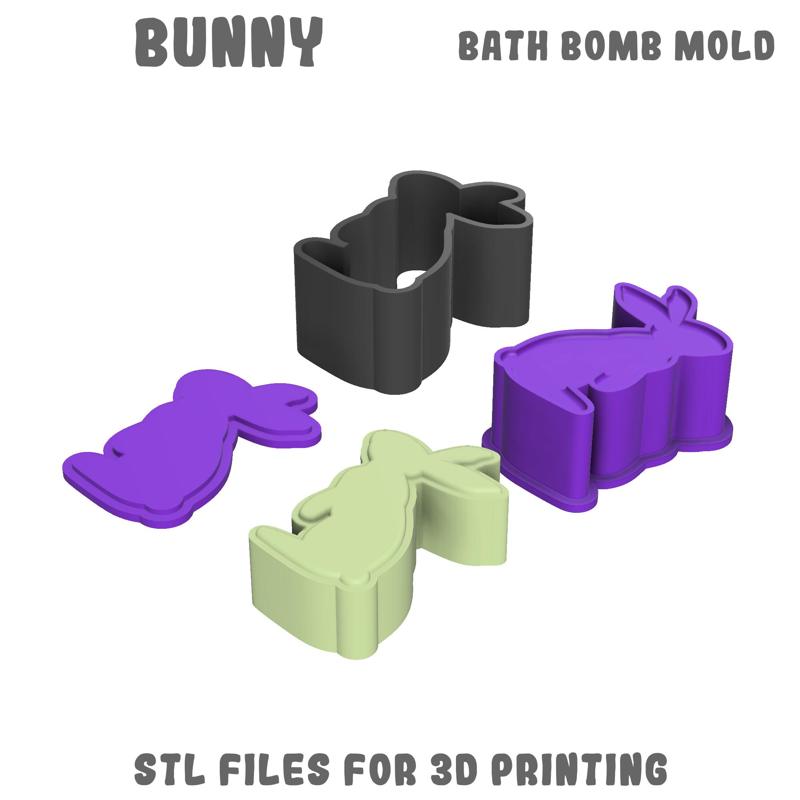Bunny bath bomb mold