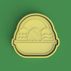 easter basket cutter + stamp / easter basket cutter + stamp