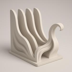 WaveBook - Premium Book Organizer and Book Page Trimmer | 3D-Druk