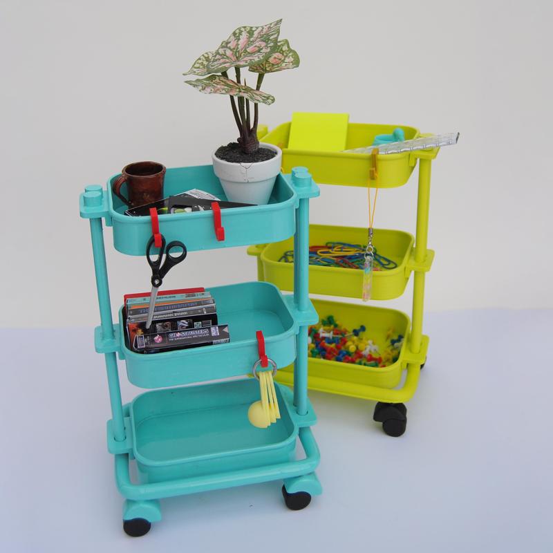 BJD/Doll 1/3 Rolling Cart/Desk organizer