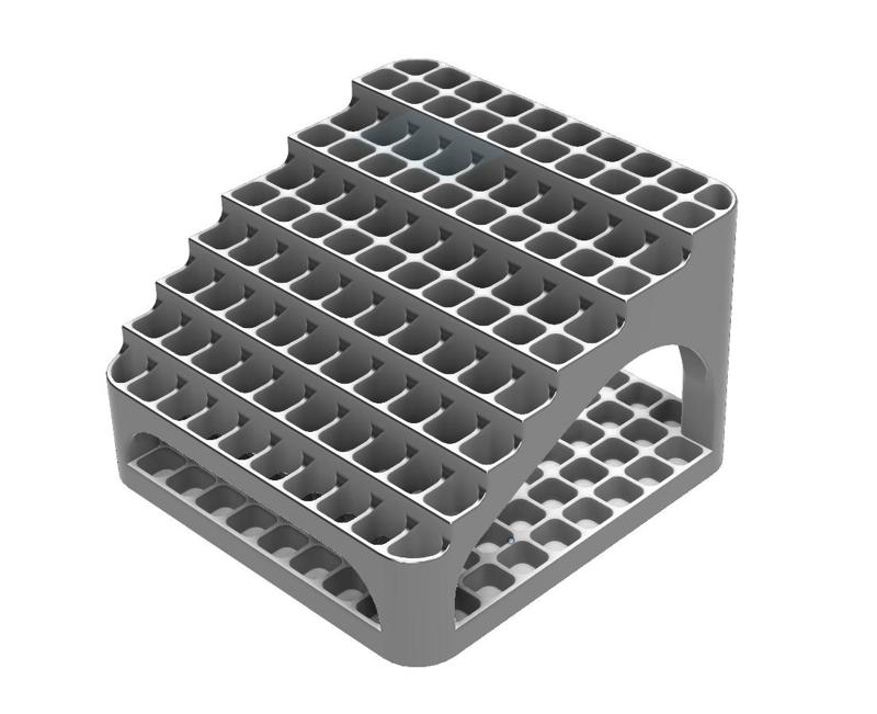 VERSATILE 100-SLOT MULTI-TIERED PENCIL & TOOL HOLDER