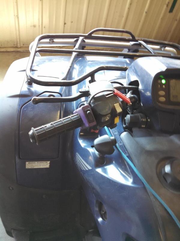 Switch Mount ATV Handlebar