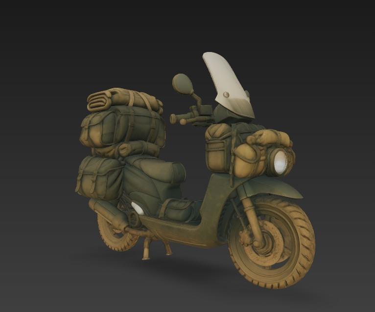 Low- post apocalyptic Survival Scooter
