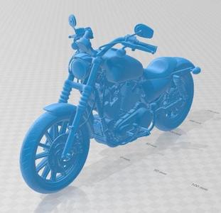 Harley Davidson Iron 883 2015 Printable Motorbike