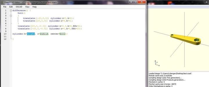 openSCAD Editor