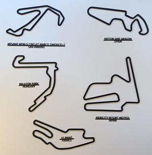 MOTO GP 2025 CIRCUITS (WALL)