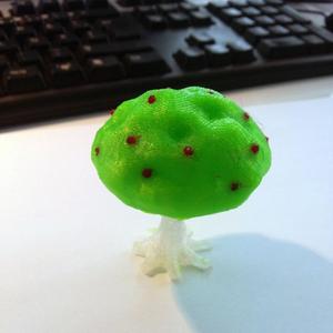 Apple/Fruit tree, 3 color (optional) Dual-extrusion