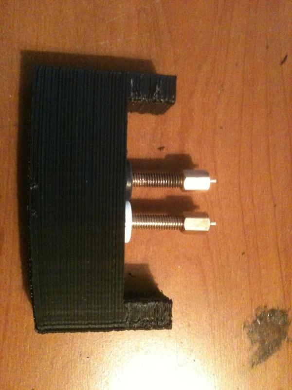 double feed extruder mount