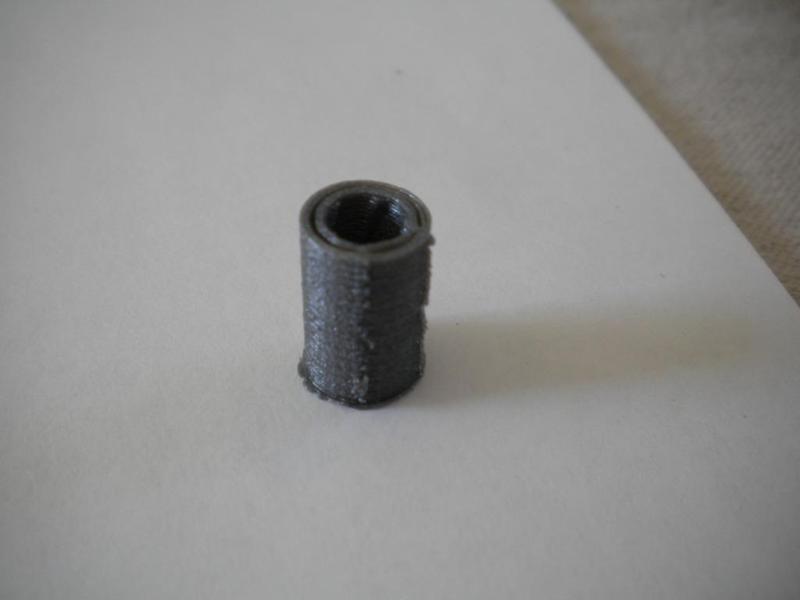 Printable LM6UU-sized PLA bushing
