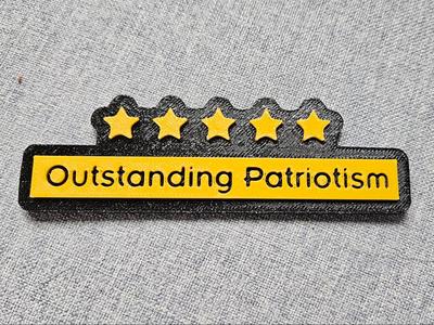 Helldivers 2 "outstanding patriotism" victory