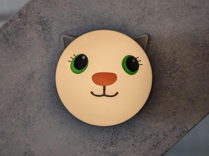 Magnetic support for KORNSNÖ LED night light