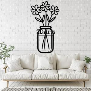 Flowers in Jar 2D Wall Art/Window Art