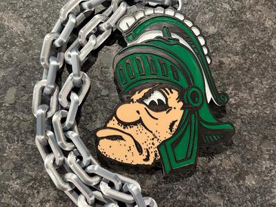 Michigan State Gruff Sparty Turnover Chain