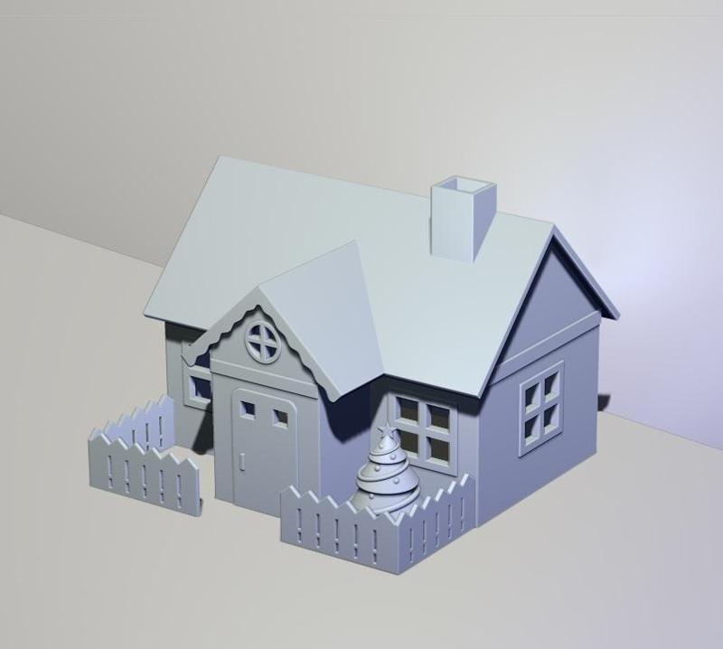 Christmas house for HAMSTER, for PETS