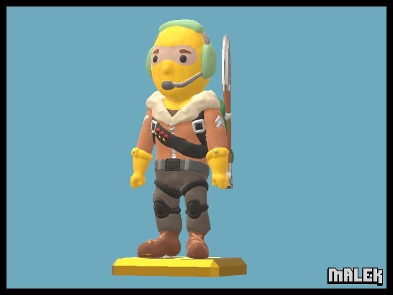 Fortnite Raptor Mini Figure