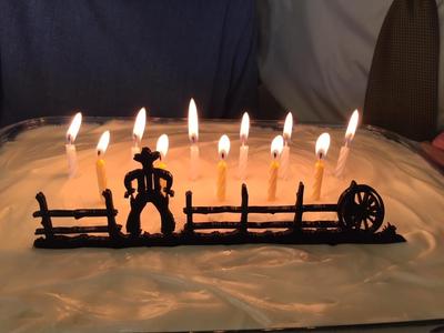 Cowboy Cake Topper