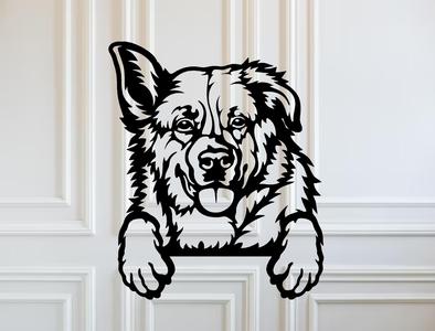 mountain cur mural wall decoration
