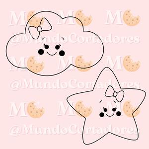 KAWAII CLOUD CUTTER AND STAMP - STAR KAWAII