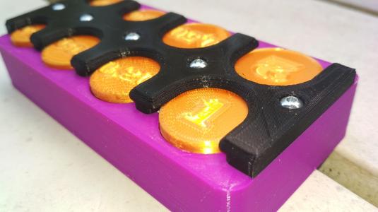 Automatic Euro coin dispenser