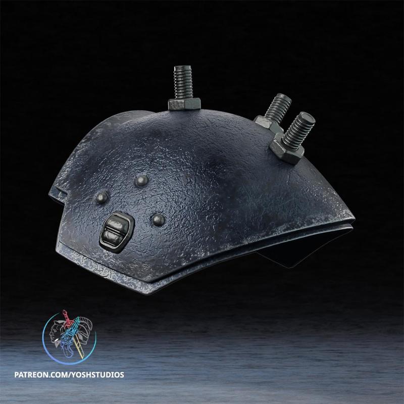 Cloud Strife Shoulder Armor 3D Printer File STL