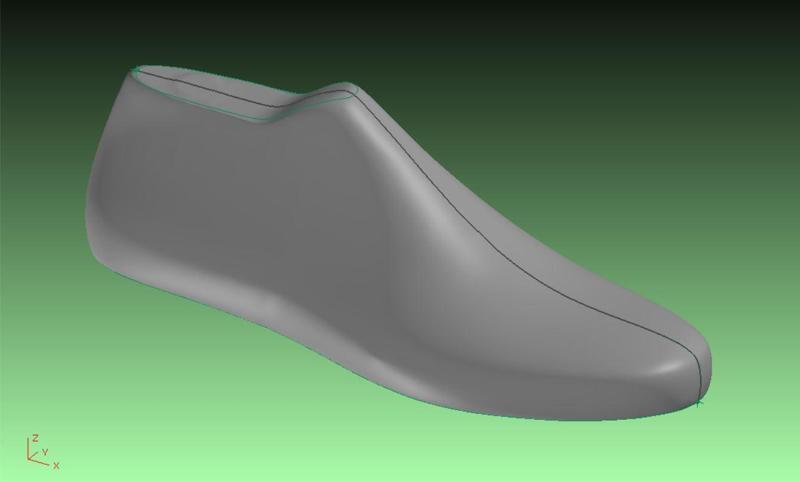3D STL MEN SNEAKER SHOE LAST PRINTABLE