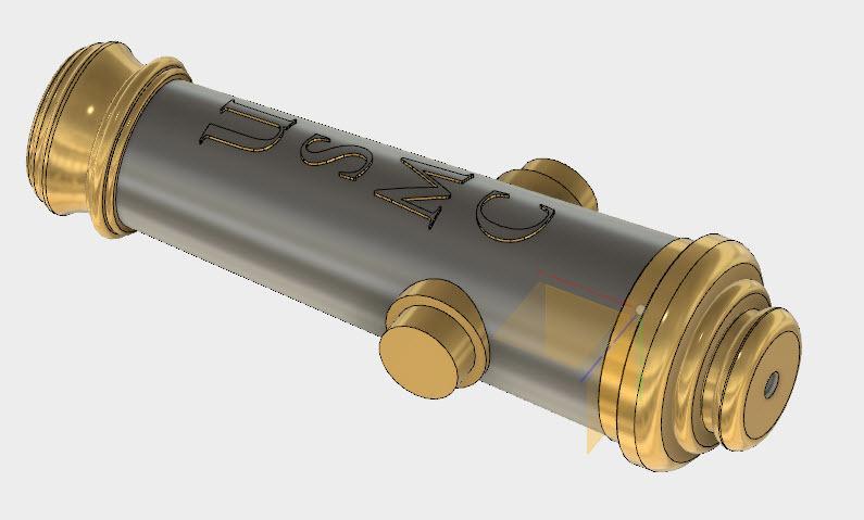 Cannon Bar Tap USMC Raised