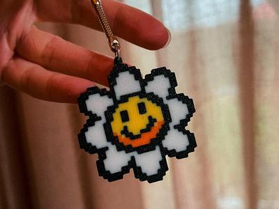 Yoshi Flower Keychain
