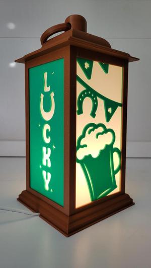 St Patrick's Day Lantern