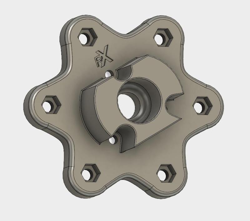 RamjetX Logitech G25/G27/G29 70mm Hub Adaptor Kit (Updated June 2019)