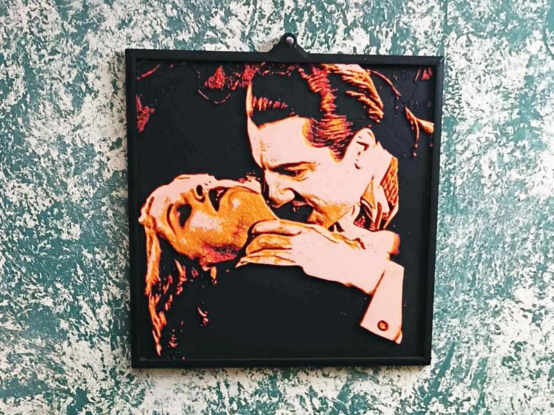 Dracula - Bela Lugosi (Hueforge) with Frame