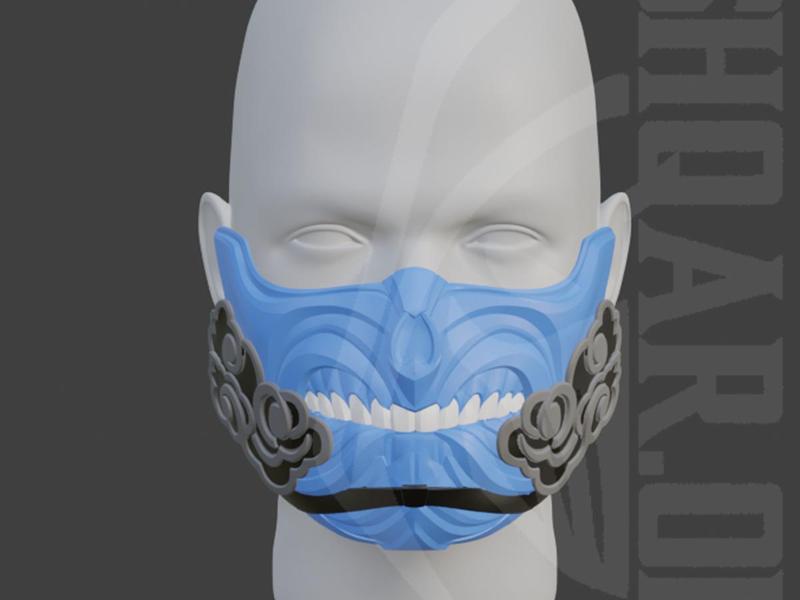 Sub Zero mask from MK1 - Arctic Explosion