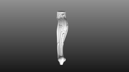 furniture leg 3D cnc
