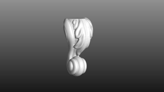 furniture leg 3D cnc